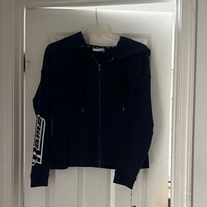 Navy Blue Women's Zip-Up Hoodie
